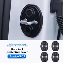 SEAMETAL 4Pcs Door Lock Buckle Cover for Car Door
